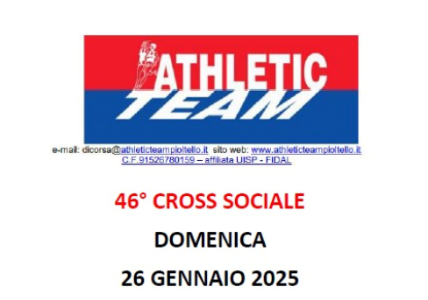 CLASSIFICHE ATHLETIC TEAM UOMINI POSIZIONE COGNOME NOME 1 MERISIO FRANCESCO 2 MANCINELLI GIOVANNI 3 TERRANEO CLAUDIO 4 BARBERINI RICCARDO 5 D’ANGELO SALVATORE 6 RENZI QUIRINO 7 DI PALMA CARLO 8 […]